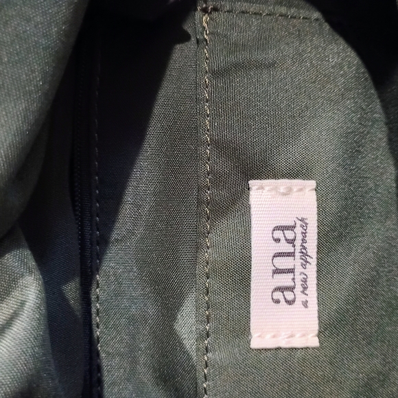 a.n.a Teal Leather Shoulder Bag with Gold Accents - Picture 9 of 10